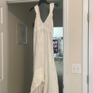 White cotton sundress